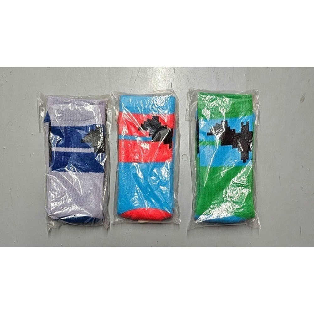 Lot f 3 Funko DC Comics Batman‎ 8-bit Socks - Size 7-10